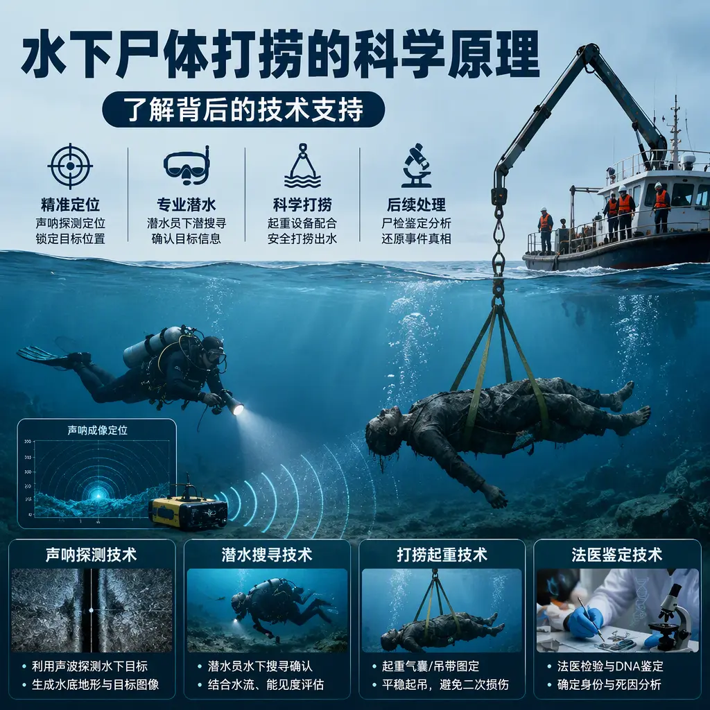 卓尼水下尸体打捞的科学原理，了解背后的技术支持